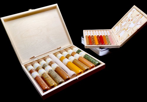 Koření - Solná sada, pepř a chilli