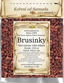 Sušené brusinky