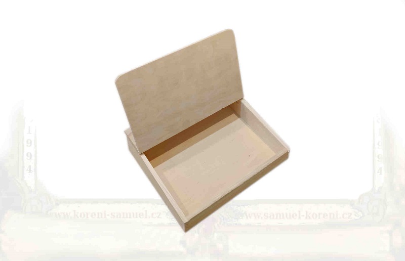 Kalamář dřevěná krabice na psací potřeby