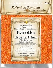 KAROTKA SUŠENÁ DRCENÁ