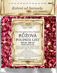 Růžová poupata - plátky